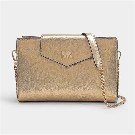 michael kors shiny gold purse|michael kors linen with gold.